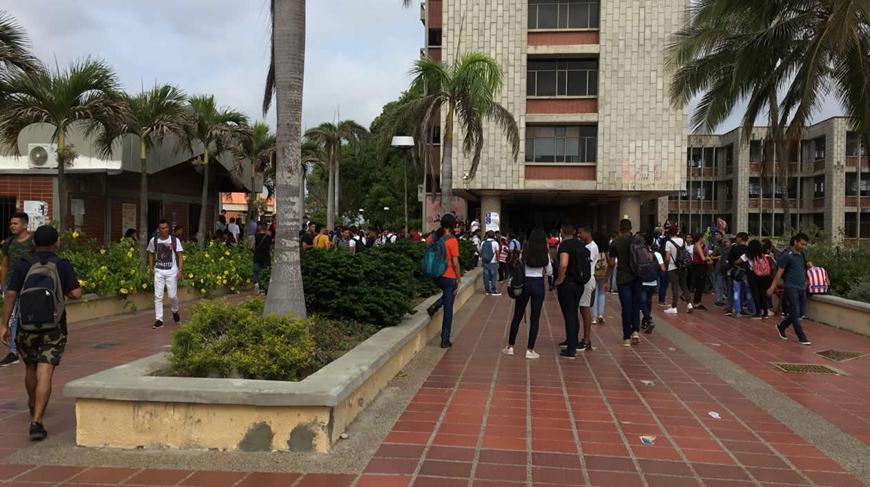 La Universidad del Atlántico en el proceso de evacuación.