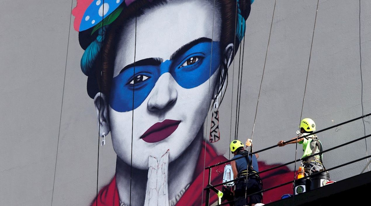  El mural será inaugurado el próximo lunes como parte de las actividades del festival.