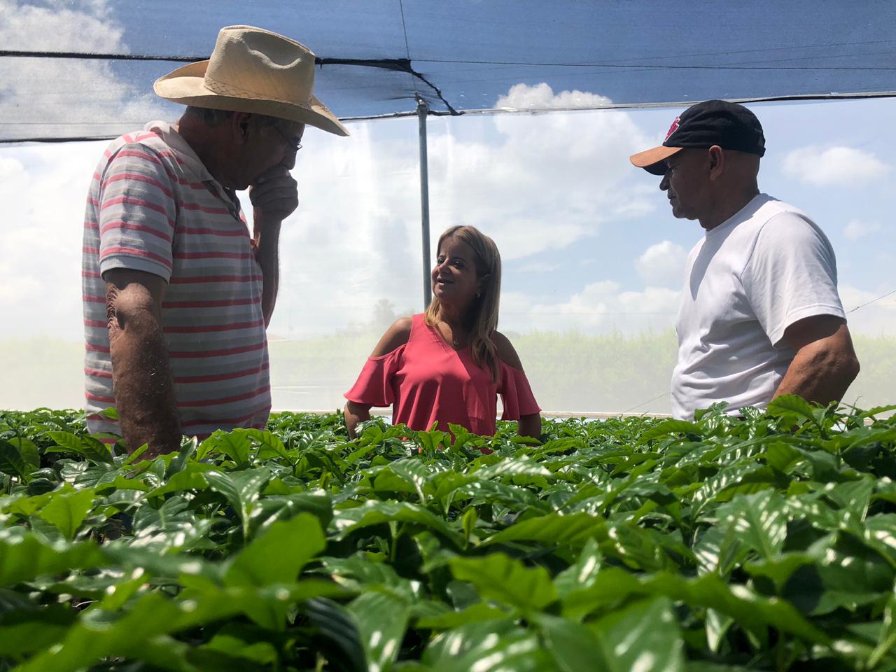 La candidata a la Gobernación, Elsa Noguera.