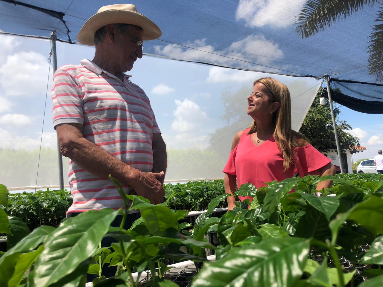 La candidata a la Gobernación, Elsa Noguera.