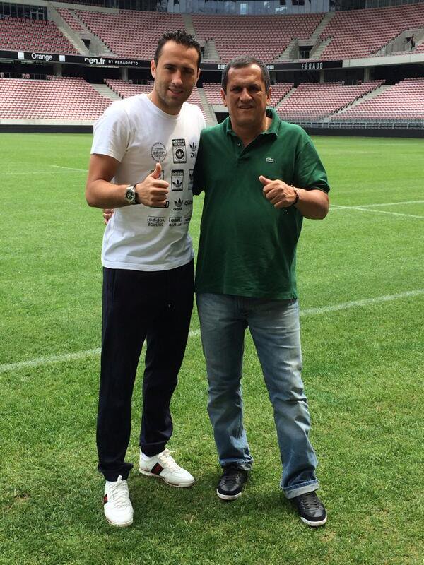 David Ospina y su papá Hernán Ospina.