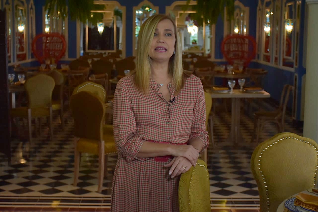 Letty Pumarejo, esposa de José Gabriel Lapeira, fue la encargada de decorar el restaurante.