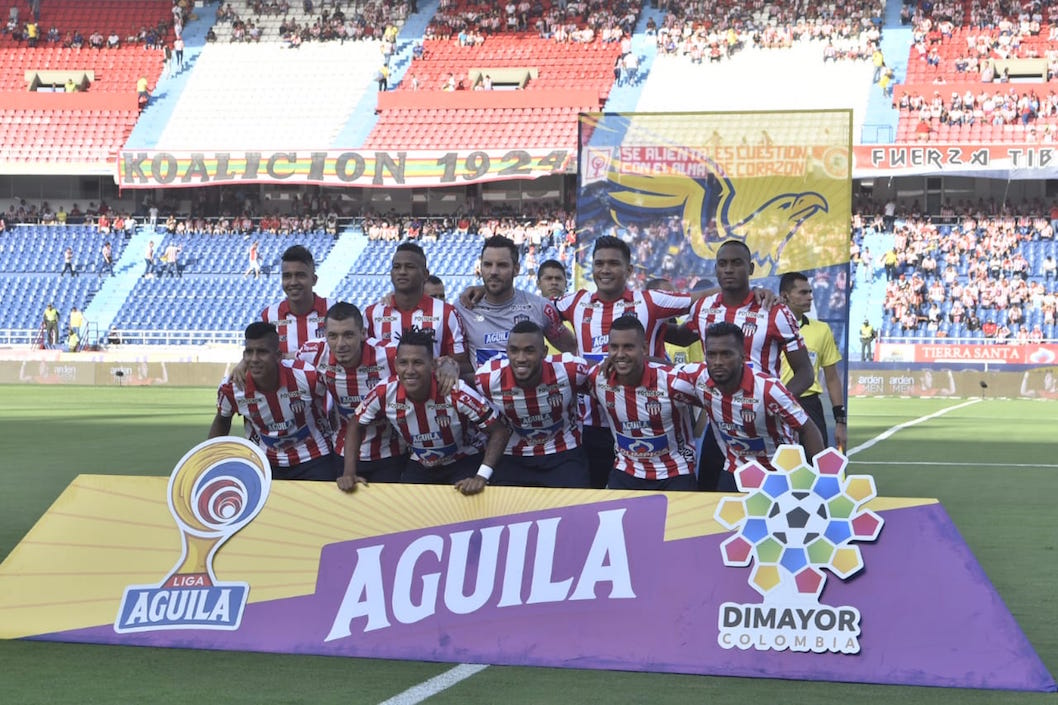 Nómina titular del Junior.