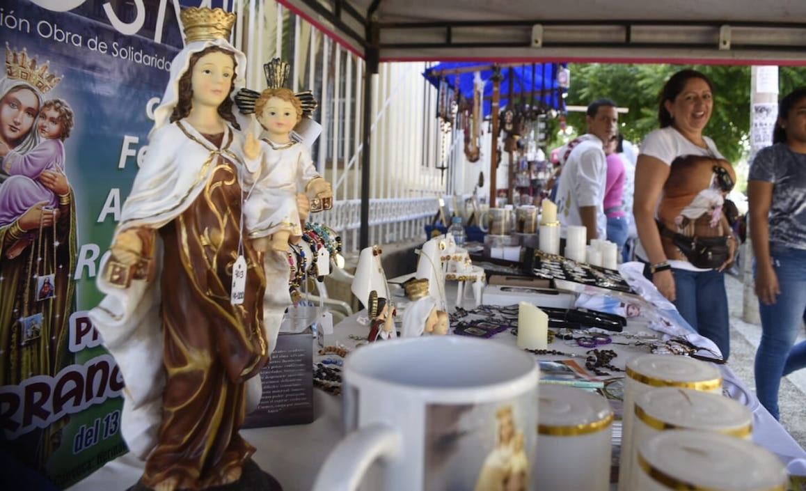 Imágenes de la Virgen del Carmen.