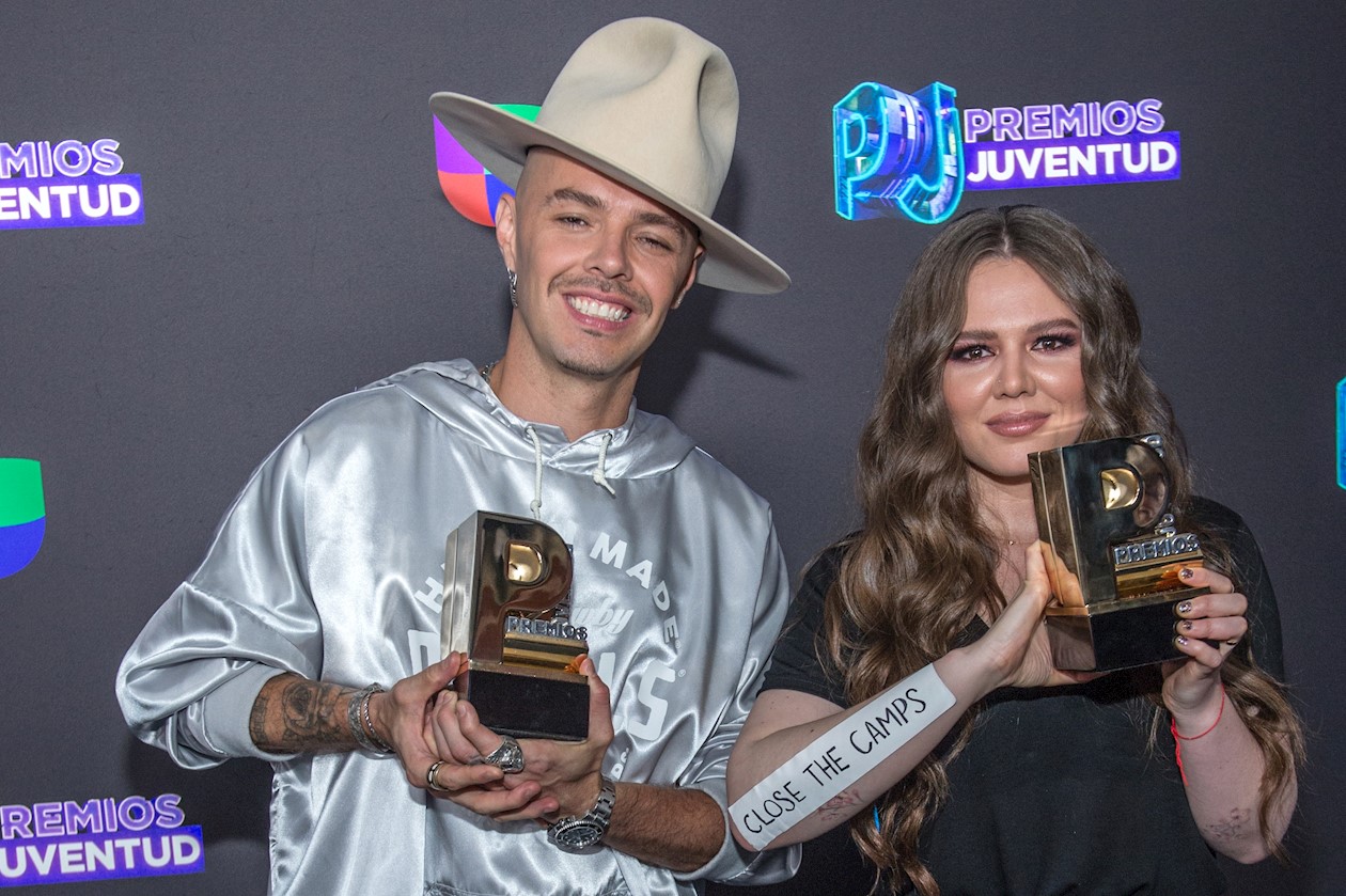 El dúo mexicano, conformado por los hermanos Jesse y Joy.