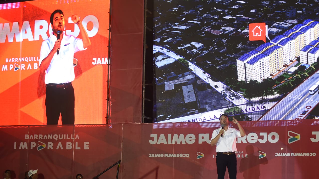 El candidato Jaime Pumarejo.