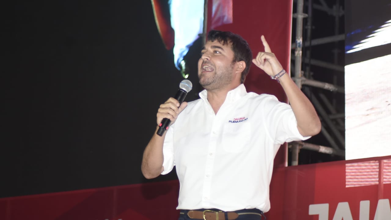 El candidato Jaime Pumarejo.