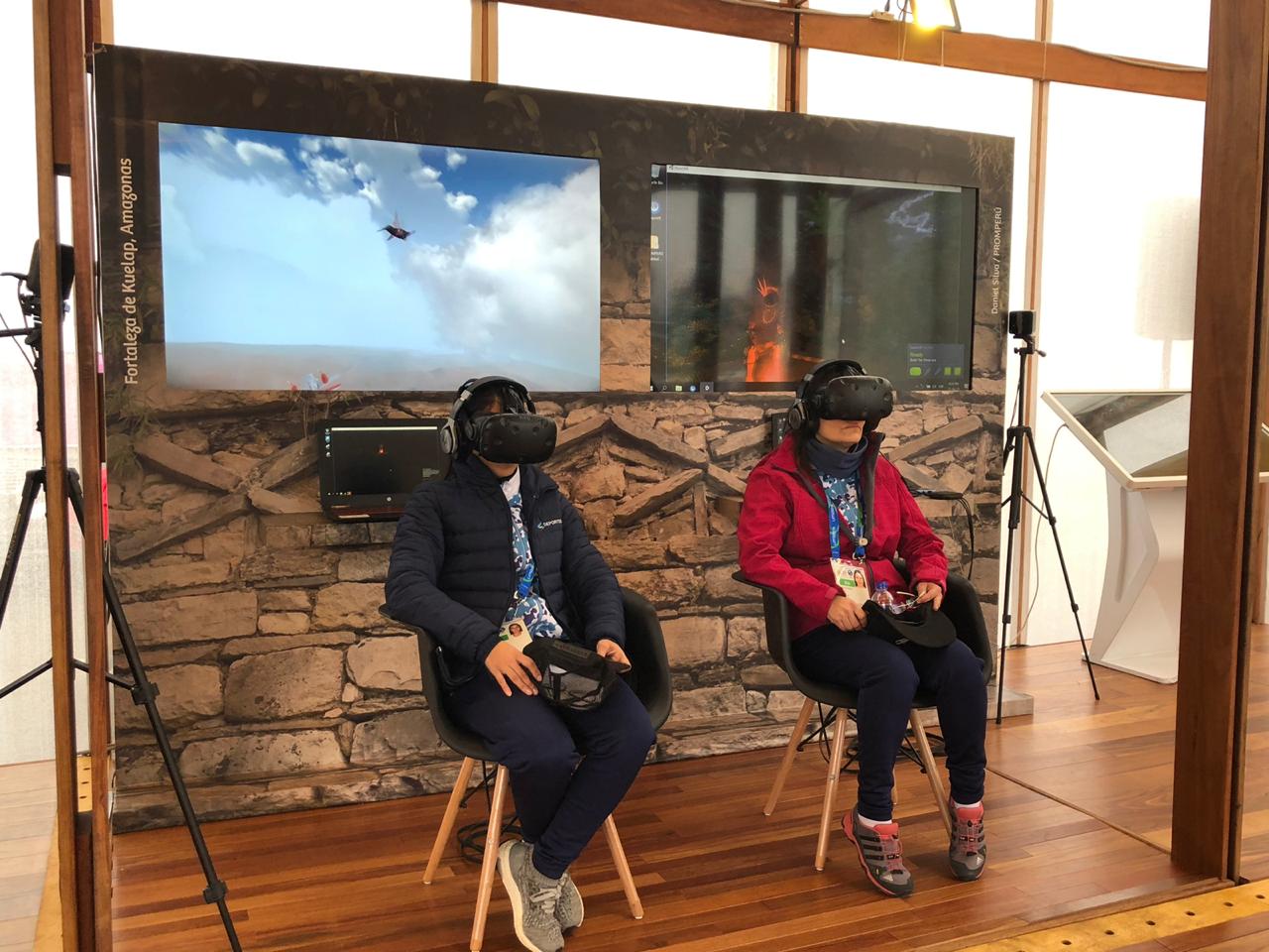 Un paseo en realidad virtual por las Líneas de Nazca o los rituales de los chamanes antiguos también son ofrecidos.