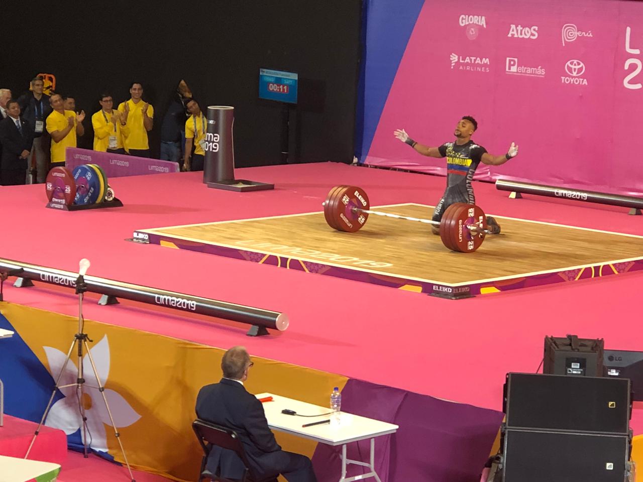 Francisco Mosquera Medalla de oro en Lima 2019