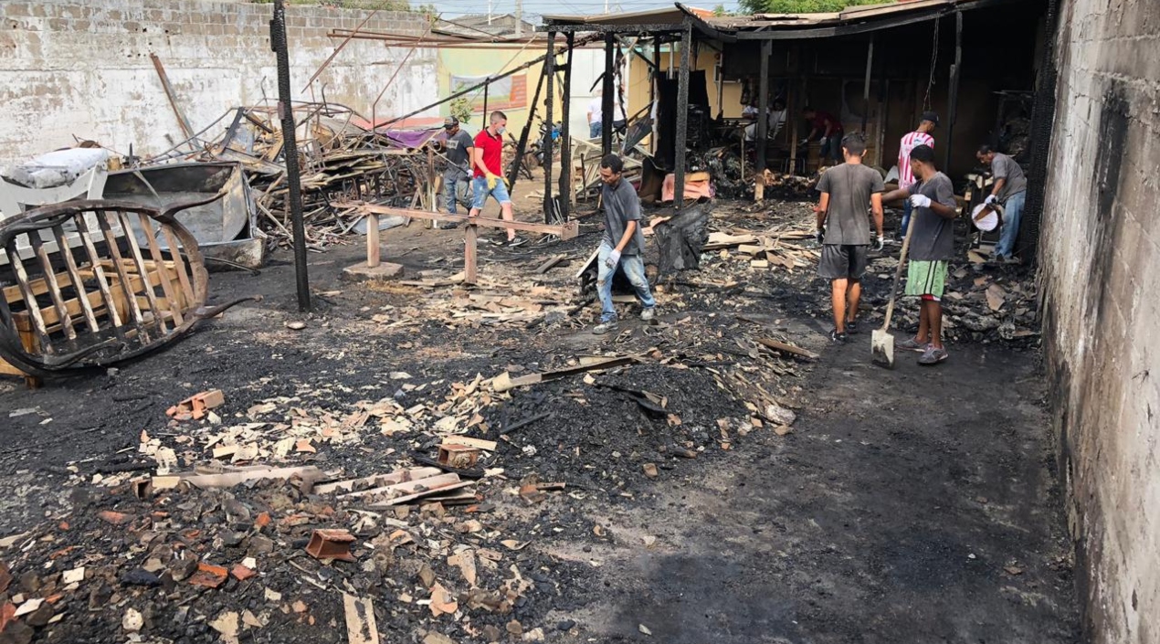 Cortesía. Nada se salvó de las llamas. Todo quedó destruido.
