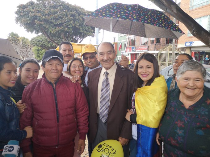 La familia del ciclista colombiano Egan Bernal.