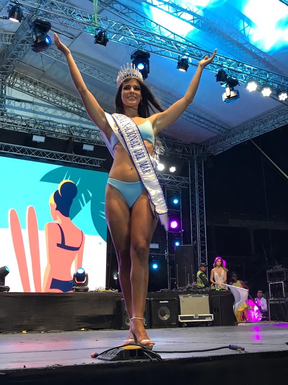 Daniela Gutiérrez, Reina Nacional del Mar 2019.