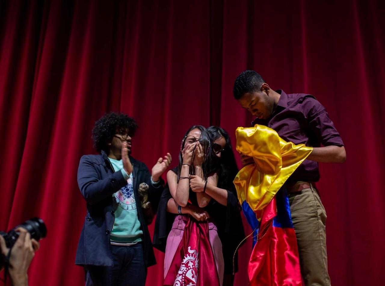 El equipo de debate de la Universidad del Rosario.