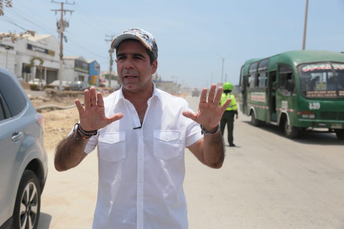 El Alcalde de Barranquilla, Alejandro Char.