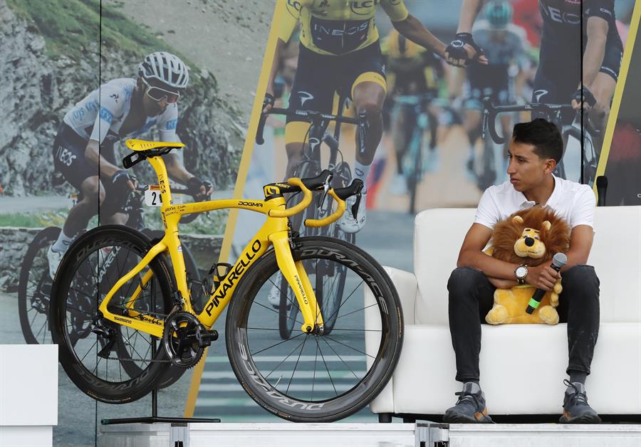El ciclista Egan Bernal.