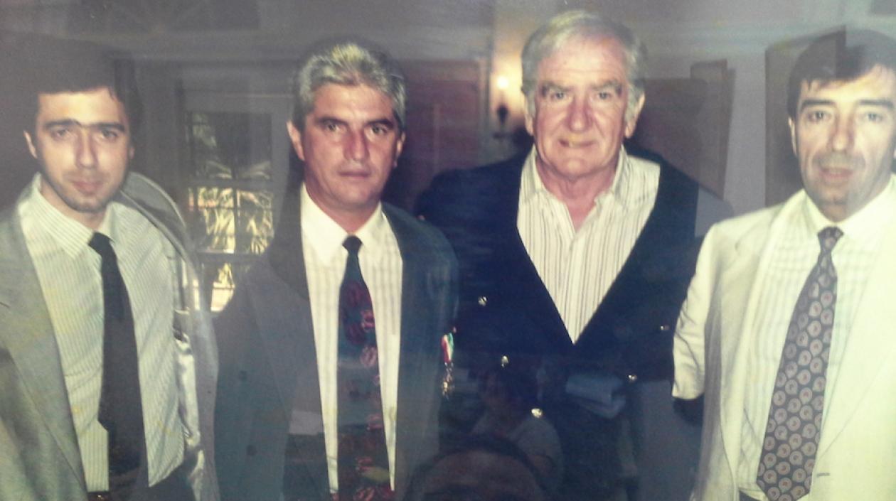 Archivo Antonio Char, Julio Comesaña, José Varacka y Fuad Char.