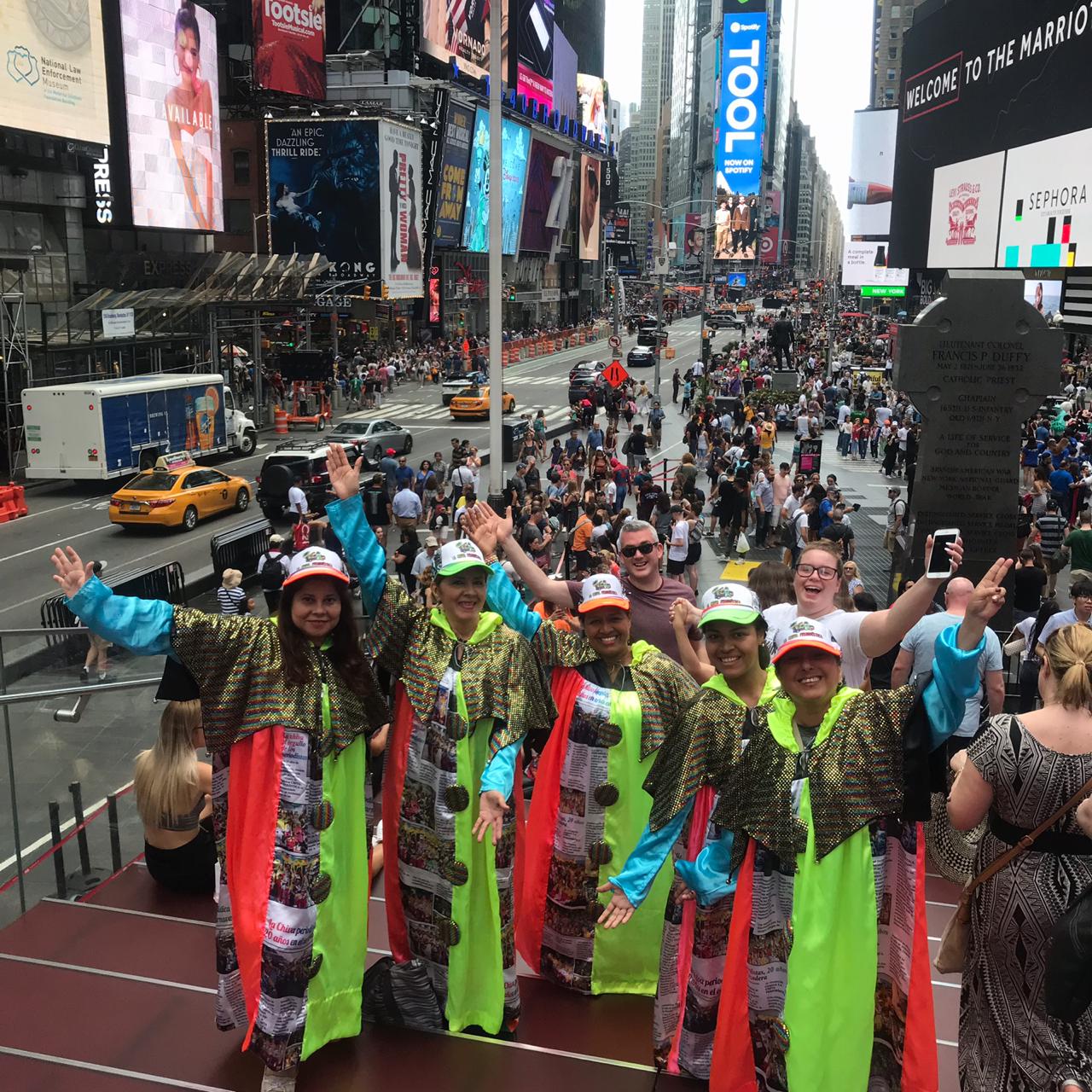 Monocucos en la Quinta Avenida de NY.