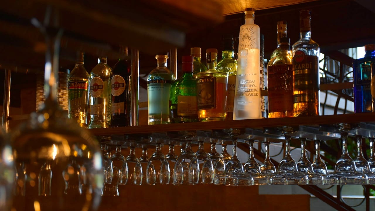 El bar del restaurante Andros.