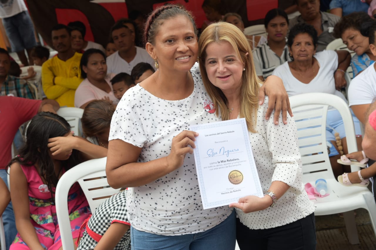 La candidata a la Gobernación del Atlántico, Elsa Noguera.