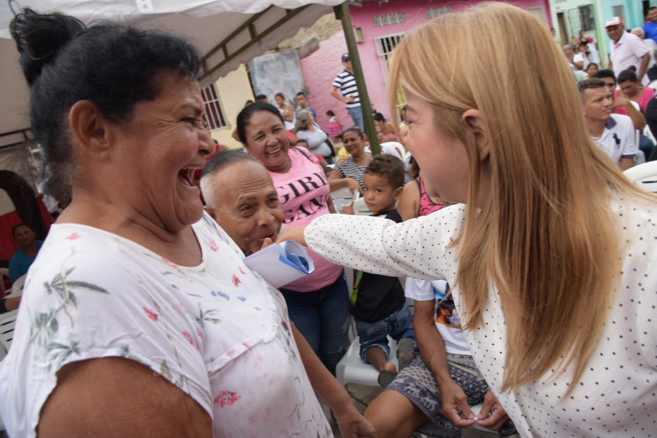 La candidata a la Gobernación del Atlántico, Elsa Noguera.