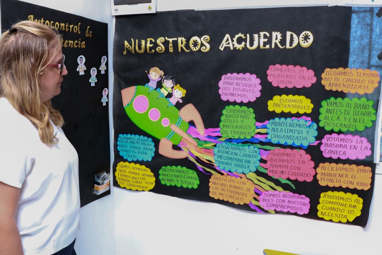 La secretaria de Educación, Bibiana Rincón.