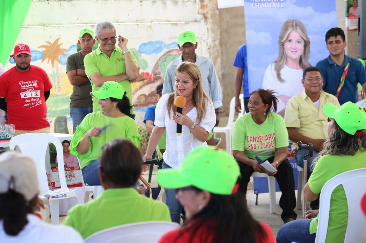 La candidata a la Gobernación del Atlántico, Elsa Noguera.