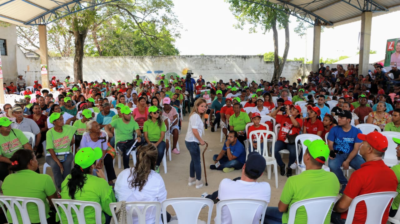 La candidata a la Gobernación del Atlántico, Elsa Noguera.