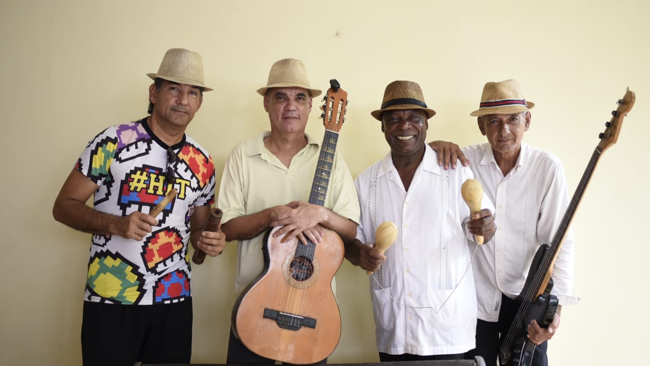 Fernando Jinete, Jorge Enrique Pérez ,Mercien Toussiant y 'Milo' Cervantes