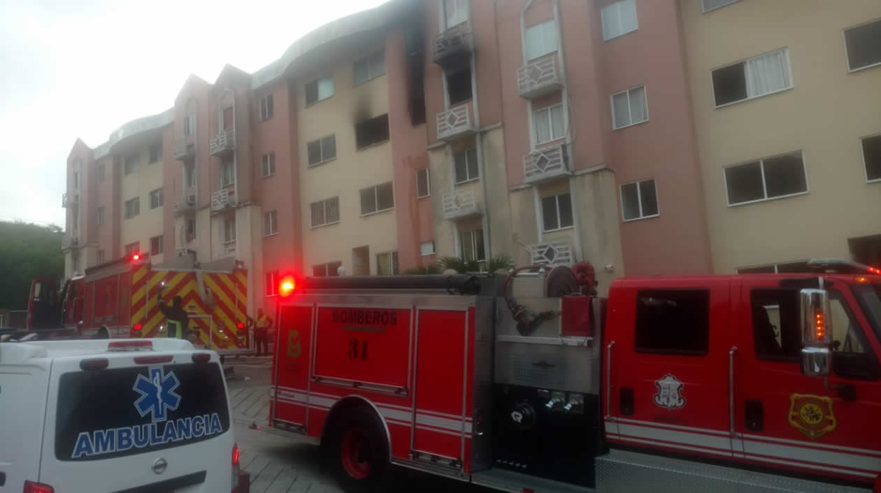 Incendio en el Conjunto Residencial Ciudad del Sol