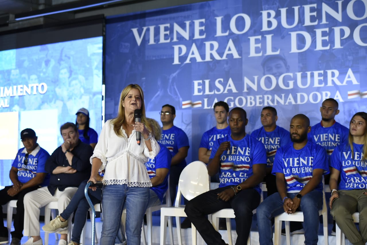 La candidata Elsa Noguera.