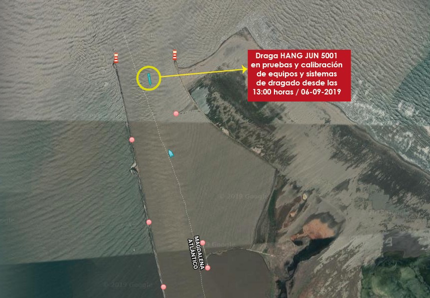 La draga china Hang Jun 5001