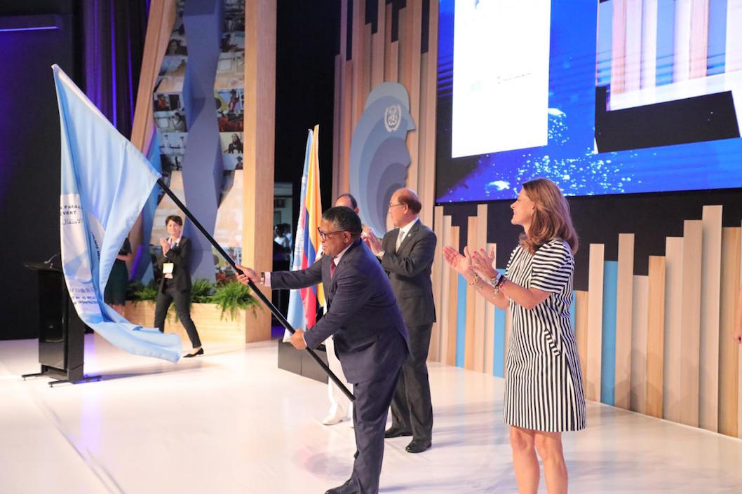 La Vicepresidenta Marta Lucía Ramírez, presente en la clausura del evento.