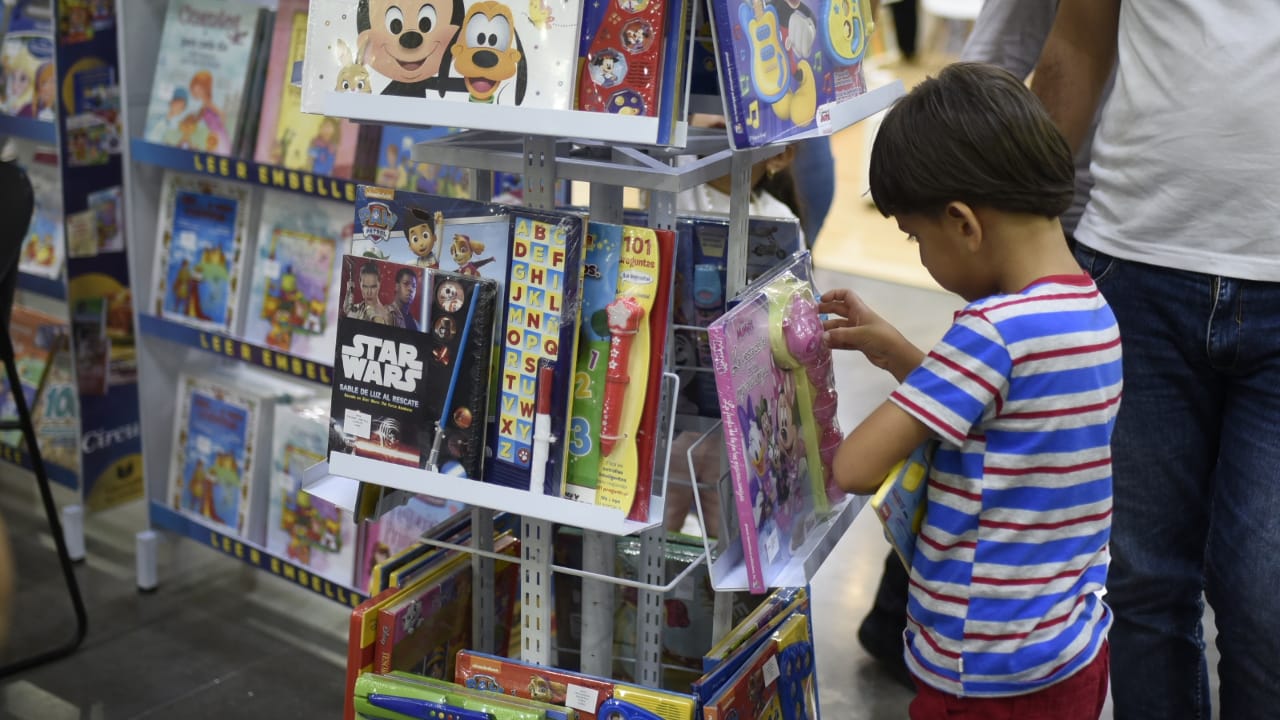 Los niños también participaron en el primer día de LIBRAQ 2019.