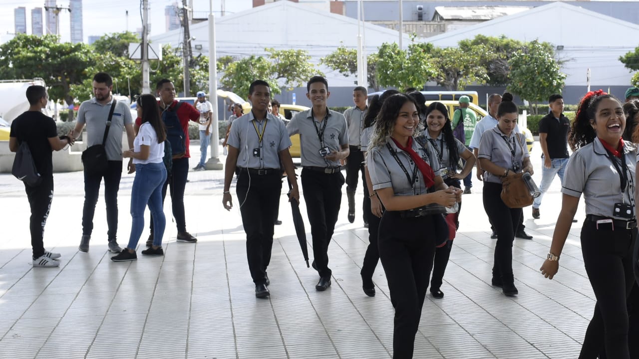 Estudiantes acudieron al llamado de LIBRAQ 2019.