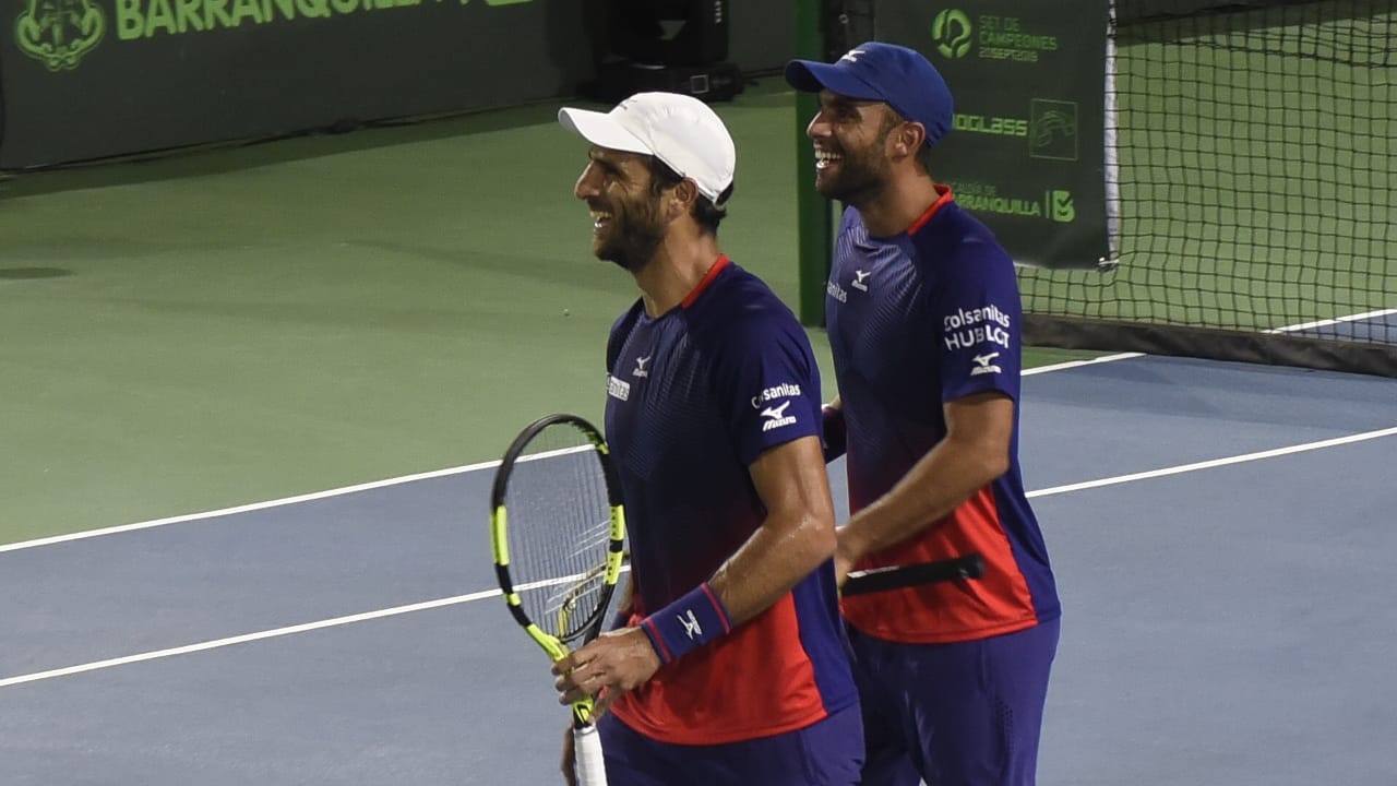 Los tenistas Robert Farah y Juan Sebastián Cabal.