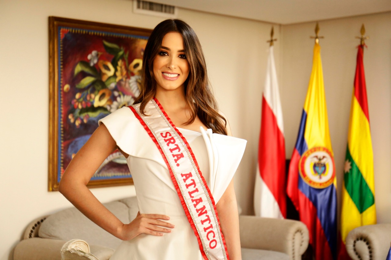 Claudette Abuchaibe Sabogal, señorita Atlántico 2019.