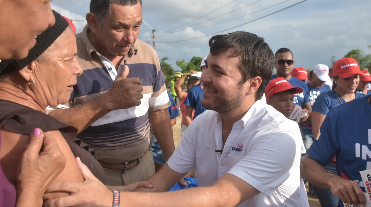 El candidato Jaime Pumarejo.