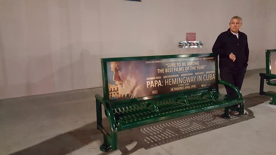 En La Habana cuando hizo parte de una película sobre Ernest Hemingway.