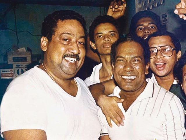 Ralphy con Cheo Feliciano.