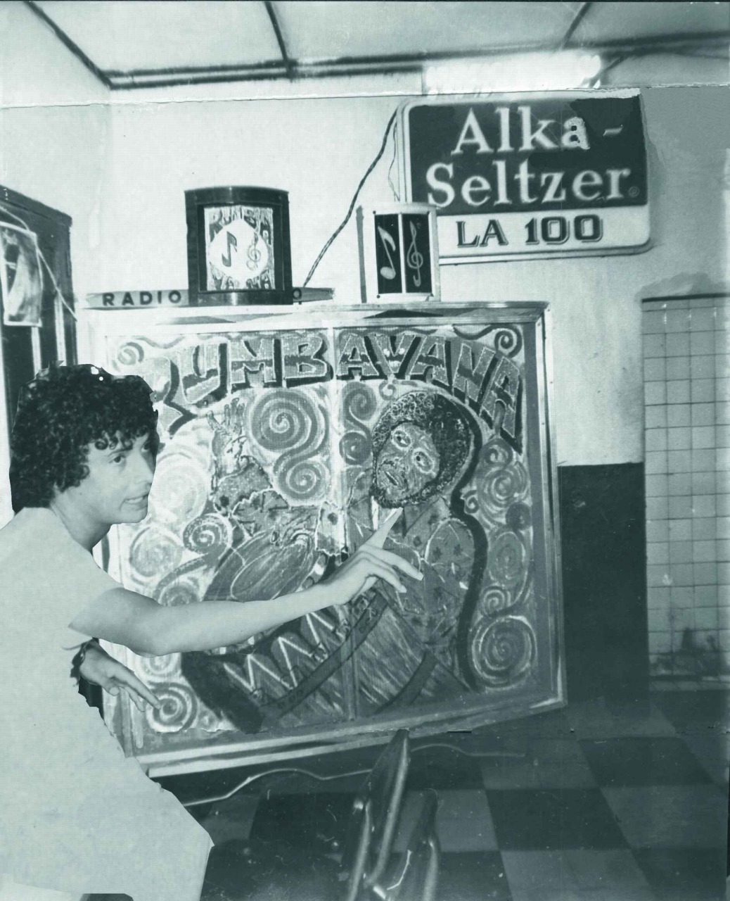 Gilberto Marenco y el picó Rumba Havana.