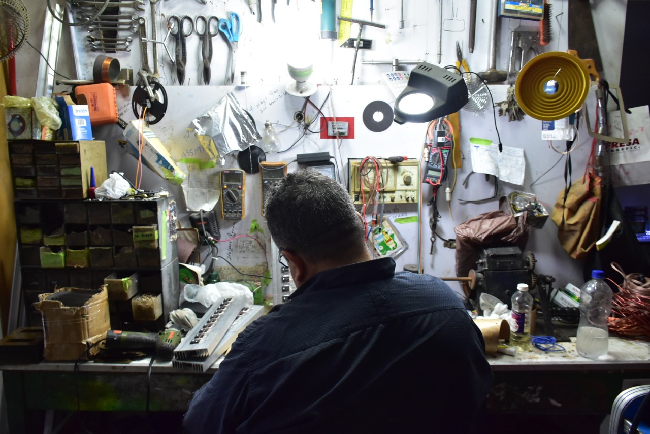 Italo Gallo Serrano, propietario del picó 'El Coreano'.