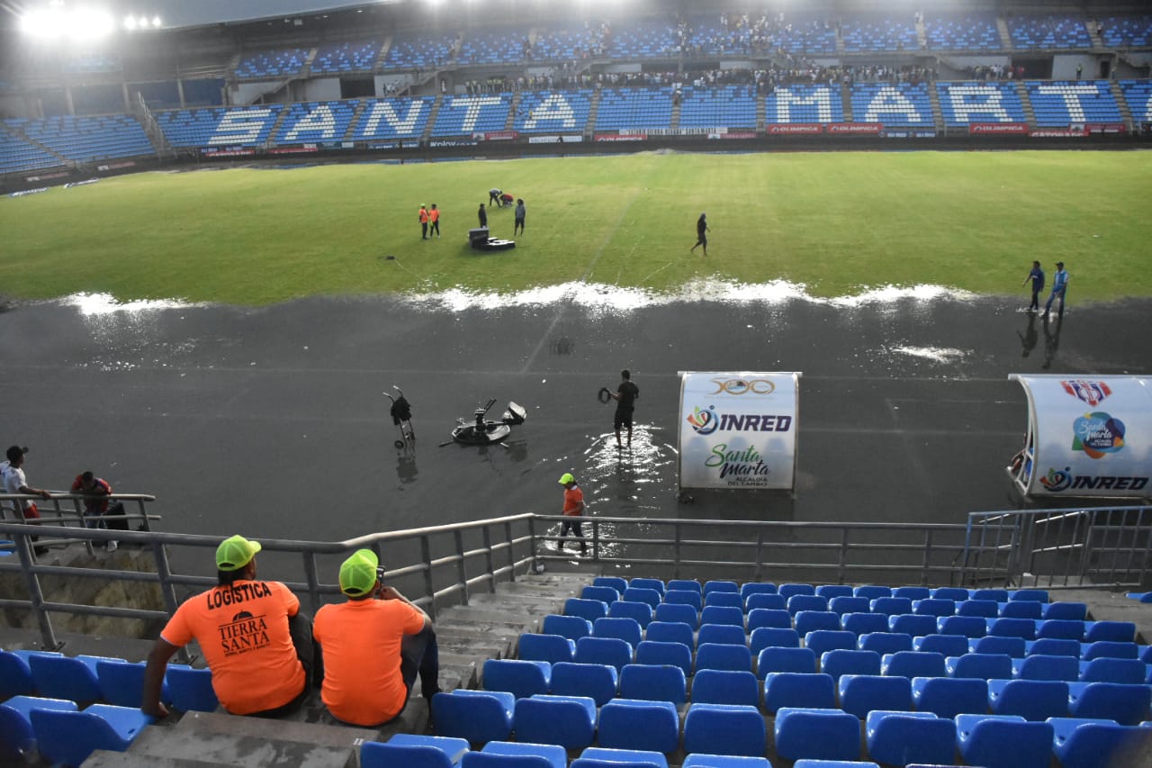Una vista del estadio desde la tribuna Occidental.