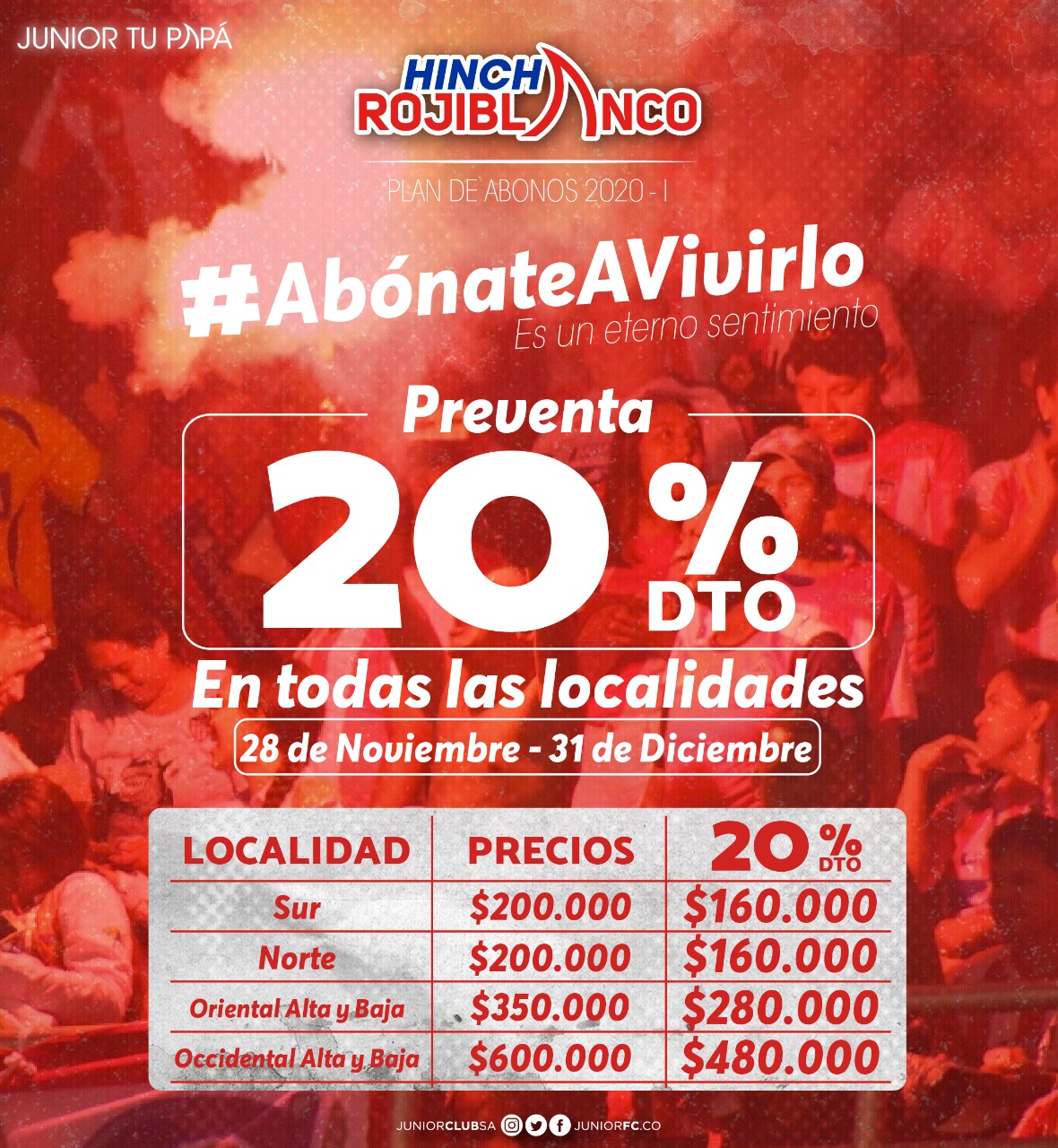 Primeros precios ofrecidos. 