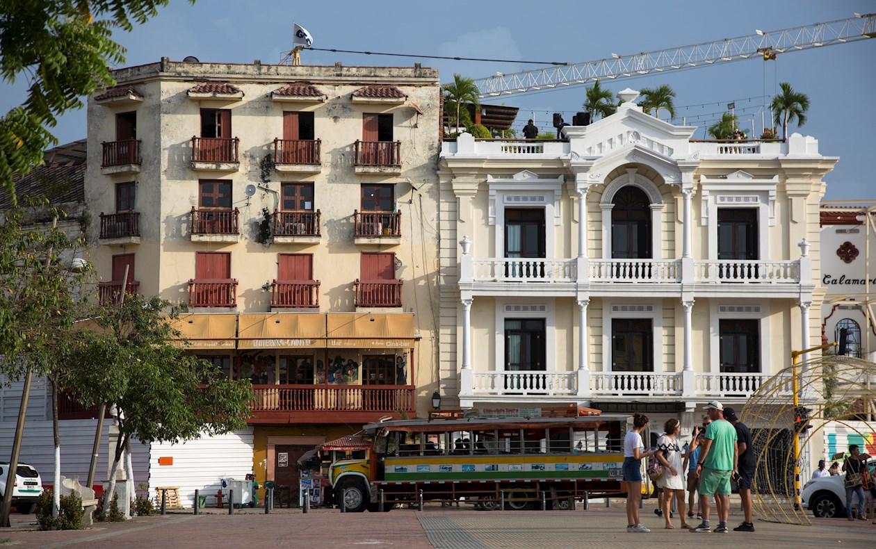 Edificaciones del mítico barrio Getsemaní.