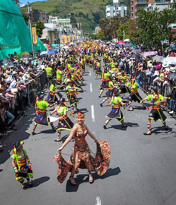 Los pastusos conservando su tradición.