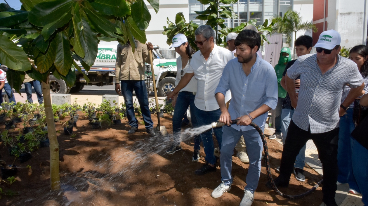 El Alcalde de Barranquilla, Jaime Pumarejo.