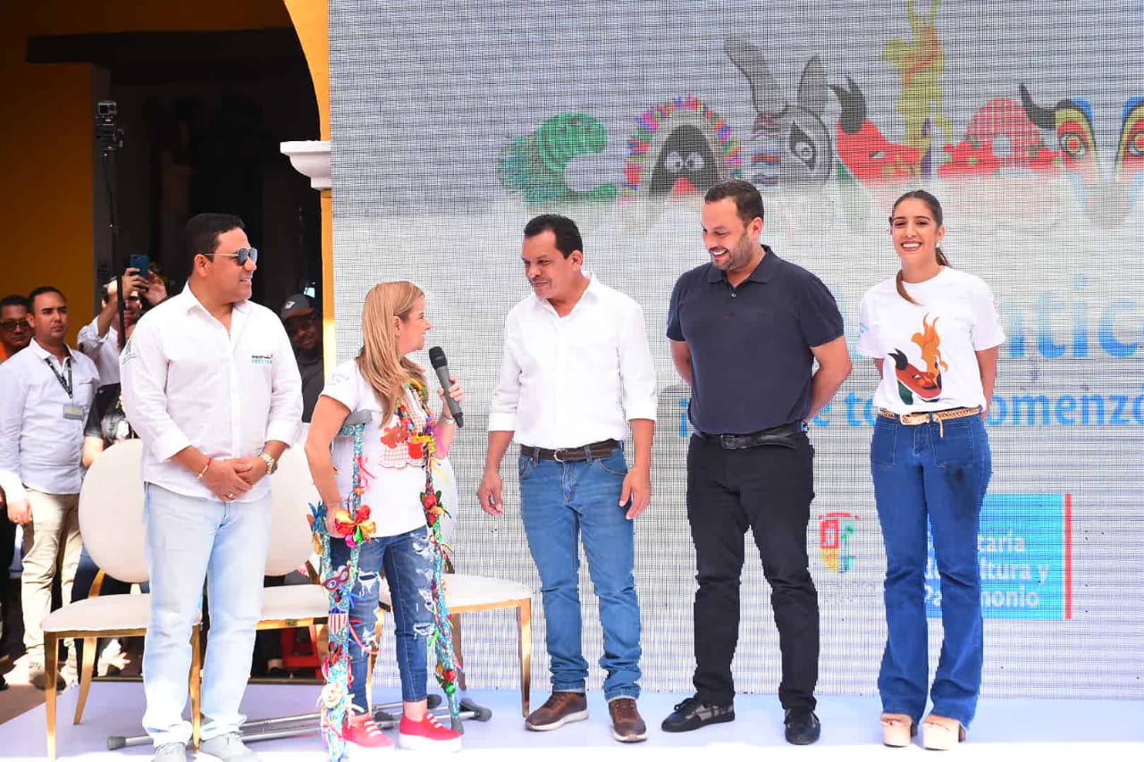 La gobernadora Elsa Noguera durante su intervención.