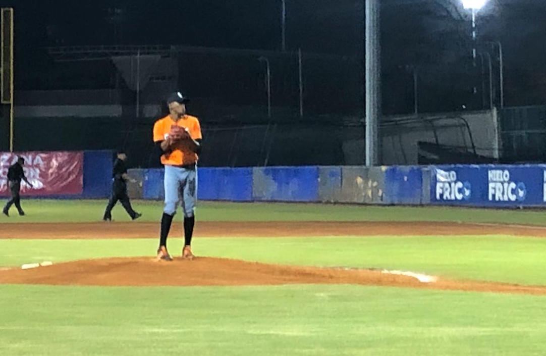 Jackson Solarte, pitcher abridor de Gigantes de Barranquilla.