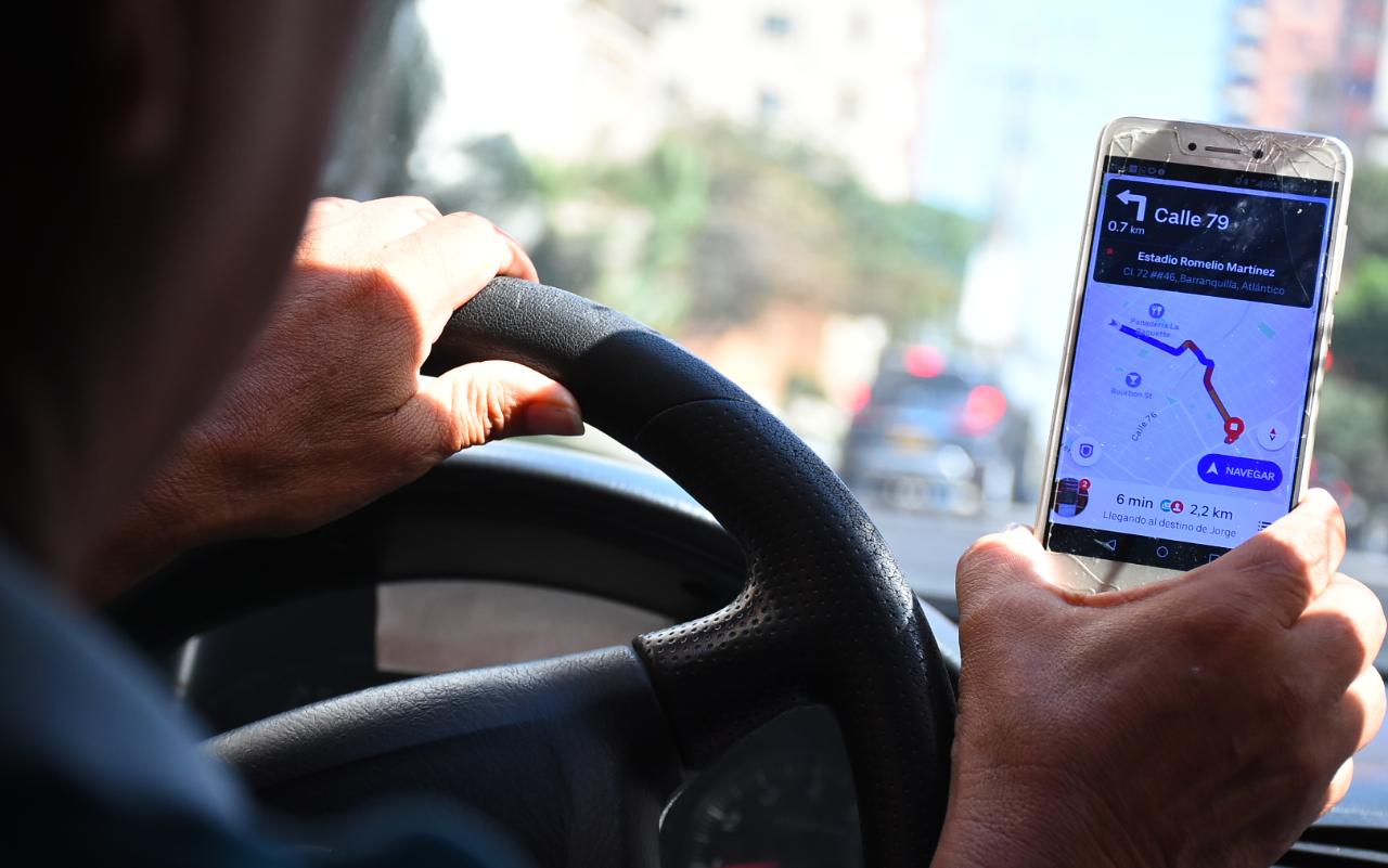 Héctor Santos, conductor de Uber