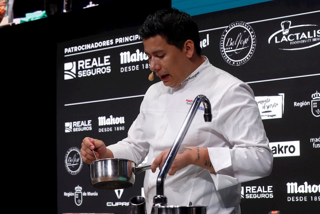 El chef colombiano Jaime Rodríguez (Celele).